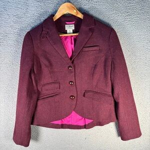 L.L. Bean Women's Plum Blazer Jacket